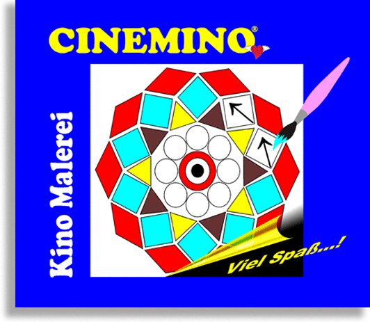 Cinemino Kino-Malerei Kaleidoskop für Kinder, idealer Einstieg für Kinder ab 6 Jahren