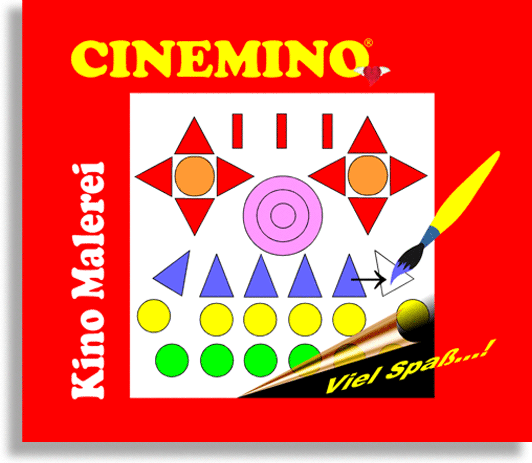 Cinemino Kino-Malerei Mechanik für Kinder, idealer Einstieg für Kinder ab 6 Jahren