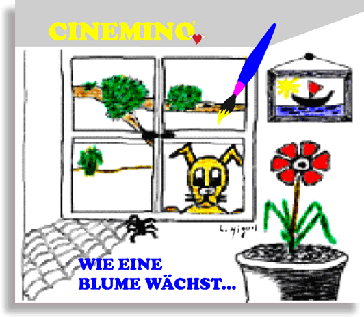 Cinemino Animation Wie eine Blume wächst für Kinder, idealer Einstieg für Kinder ab 4 Jahren