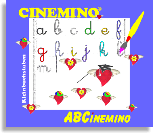 Cinemino Animation ABCinemino Kalligraphie für Kinder, idealer Einstieg für Kinder ab 4 Jahren